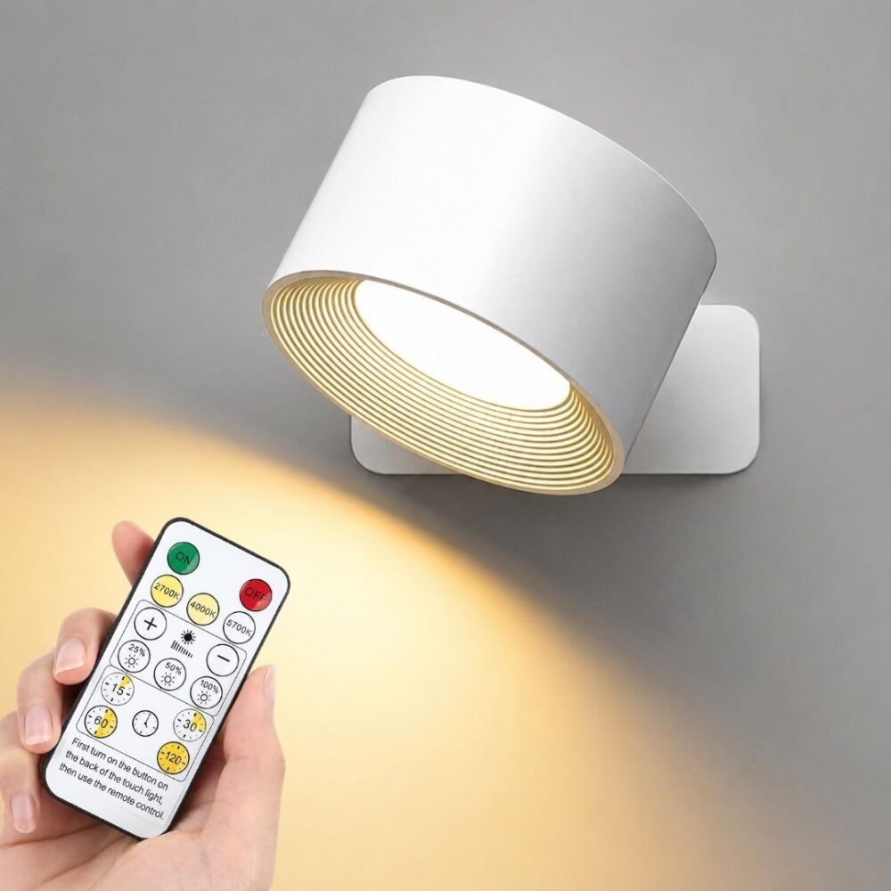 Lámpara LED Magnética de Pared (Recargable)