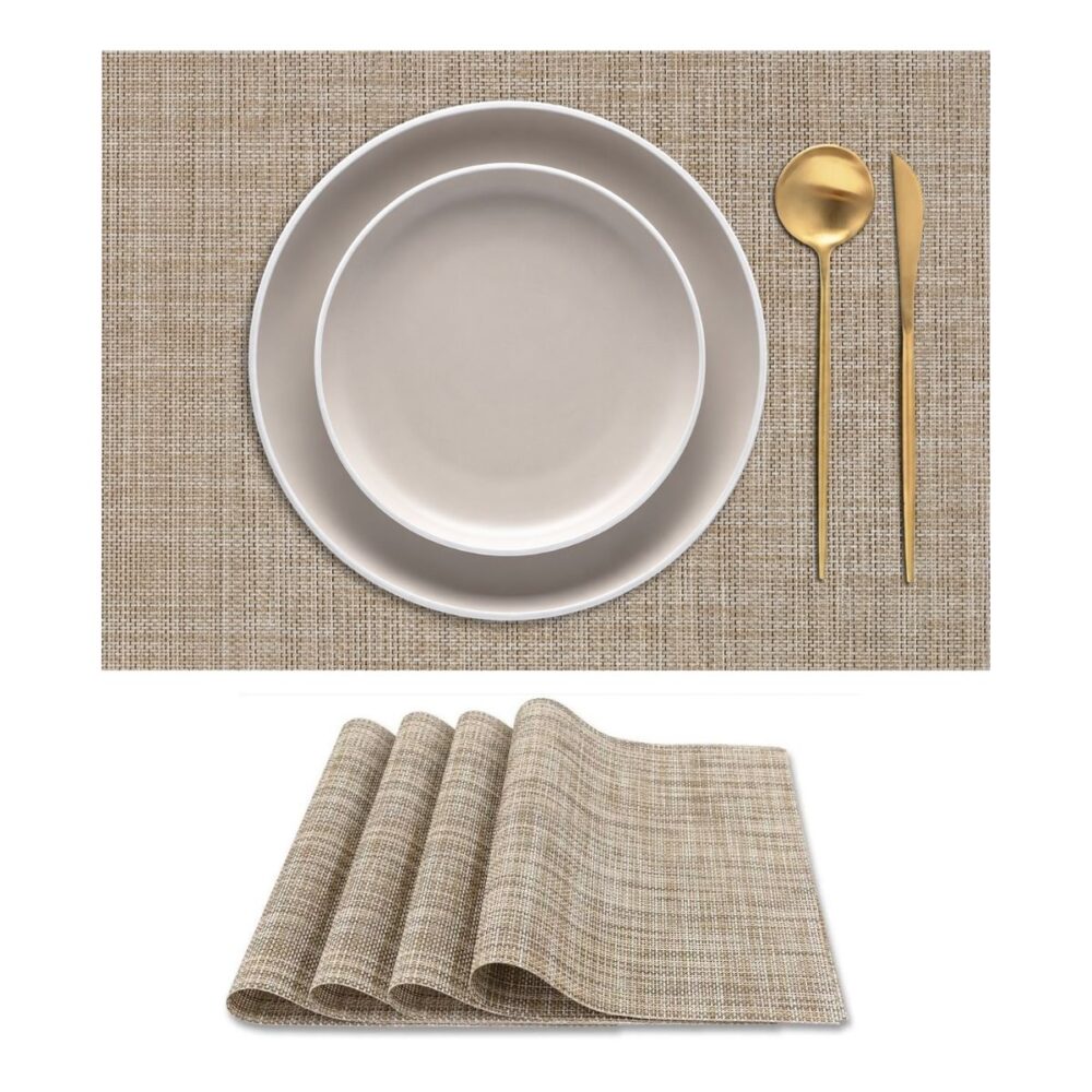 Individual Serena Beige Oscuro (Set de 4-6)