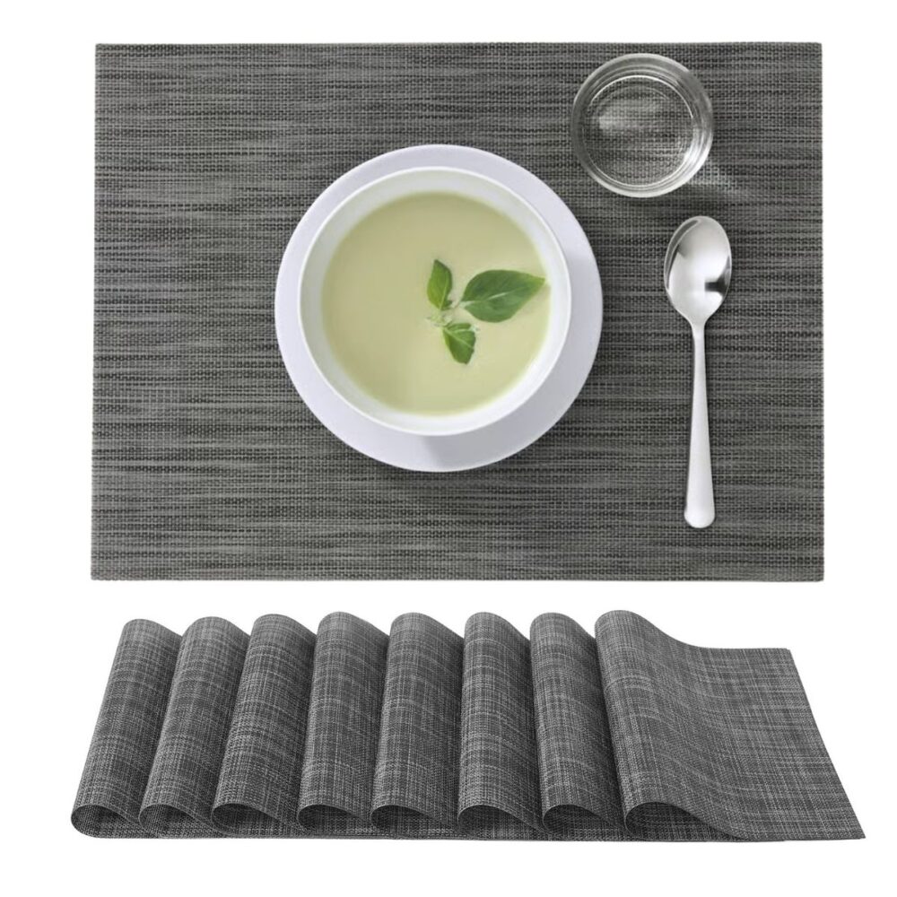 Individual Serena Gris (Set de 4-6)