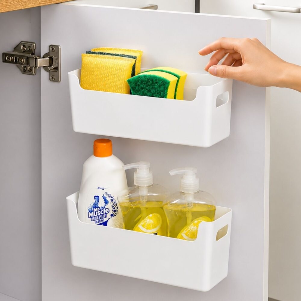Set de 2 Organizadores Flotantes con Adhesivos